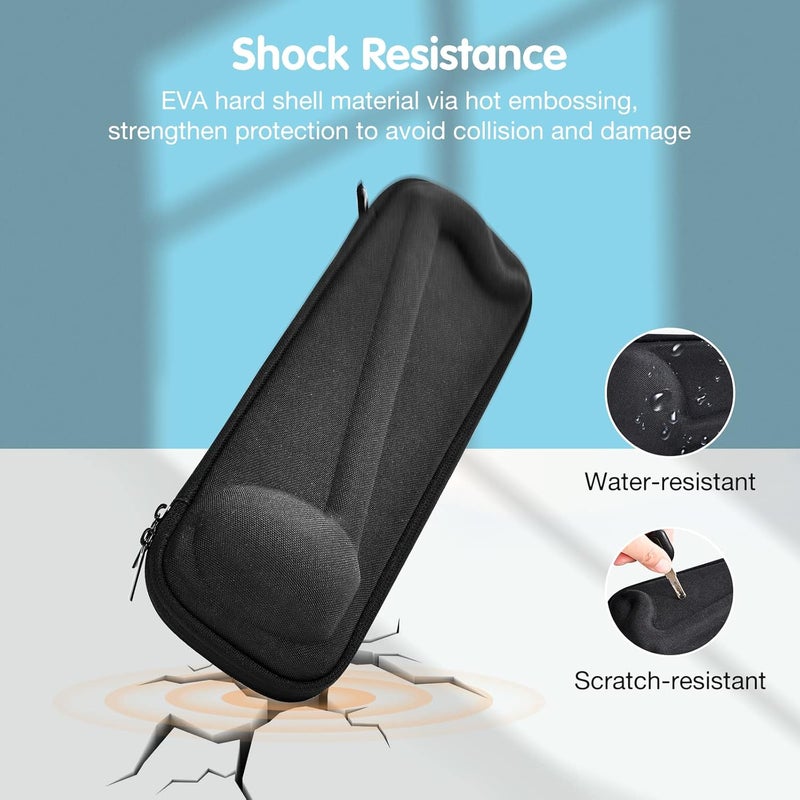 Procase Carrying Case for Otamatone Japanese Electronic Musical Instrument Portable Synthesizer, Storage Organizer Holder for Kids Child Regular Size Instrument Music Toy Accessories -Black - Image 5